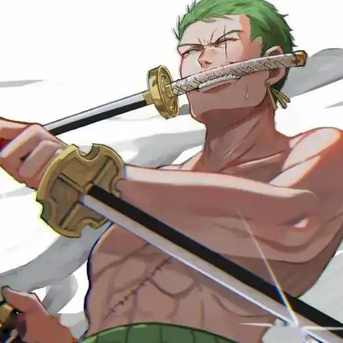  海贼王头像绿藻头