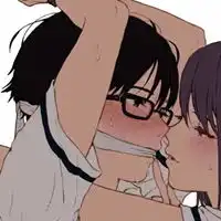  情侣接吻头像一对两张校园情侣