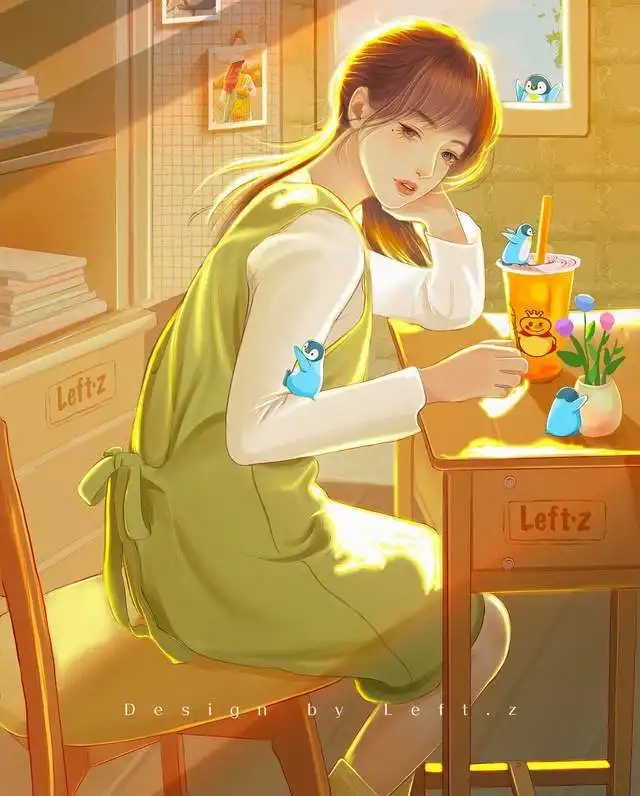  绝美光影插画头像2,男女头像情侣头像