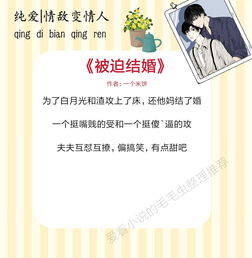  5本情敌变情人的纯爱小说,看夫夫互怼互撩,做一对欢喜冤家