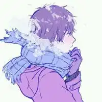  带围巾的动漫男生头像帅气冷漠