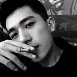  黑白男头像高冷真人灰色系列头像男