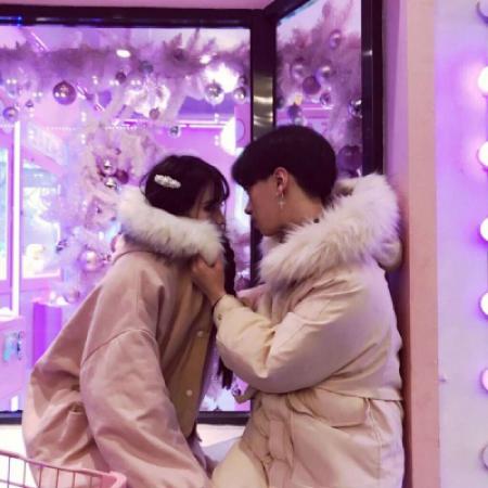  2020小清新情侣头像,我爱过也恨过但是很快乐