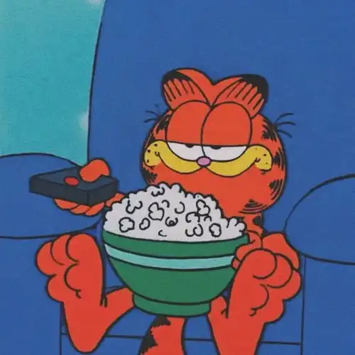 加菲猫有了意大利面,谁还会吃老鼠呢  加菲猫有了意大利面,谁还会吃老鼠呢