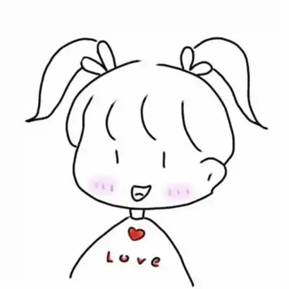  手绘简笔q版头像女生,这么好的菇凉你会必爱的