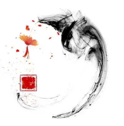  古风群头像底图加字可直接使用