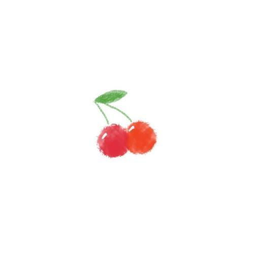 水果表情头像水彩画