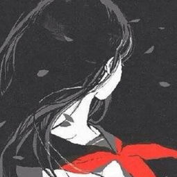  头像百科少女水手服女头黑白二次元