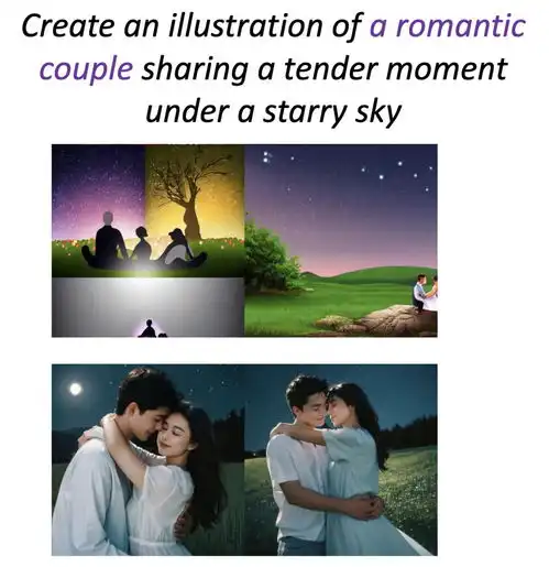 情侣头像紫色天空星空下