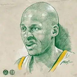  这里有一组球星插画,不知道你们喜不喜欢