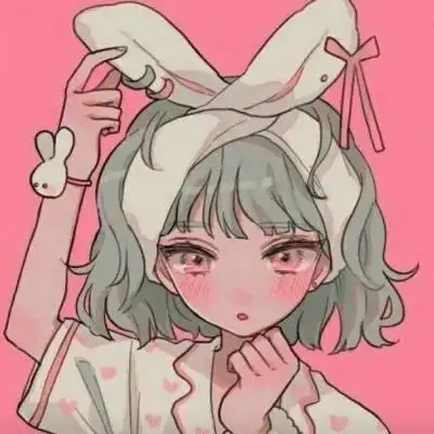  二次元女基友头像高清暗黑系基友头像图片