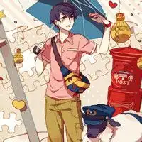 抱花情侣头像一男一女花