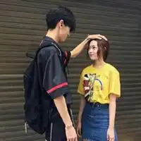  摸头杀情侣头像唯美微信头像图片大全