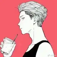  微信头像红底卡通头像动漫红底卡通人物头像图片