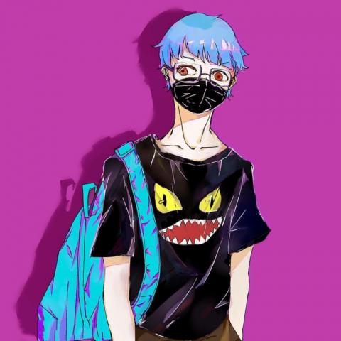 一左一右创意情侣头像抖音最火情侣头像卡通潮图
