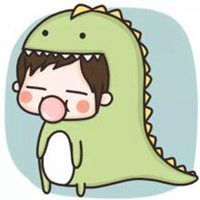 绿色恐龙头像情侣恐龙