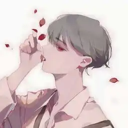  情侣头像动漫一男一女两张分开你的姓名是我的心咒