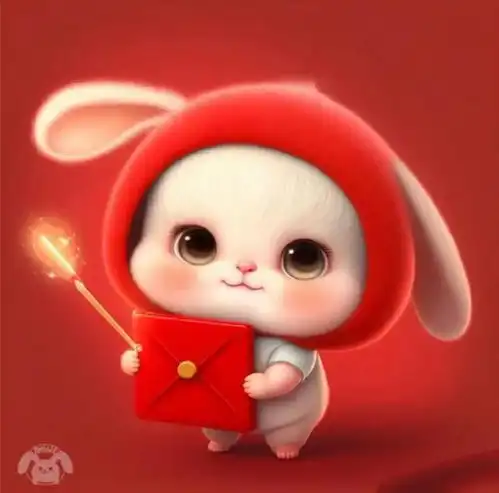  萌小兔头像壁纸第四期