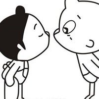  简单线条情侣头像微信唯美微信头像图片大全