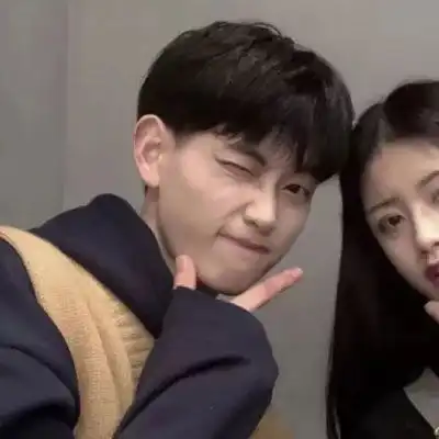 ins头像情侣一左一右姐