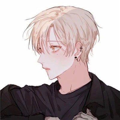  情头动漫一男一女分开不敌你满目柔情