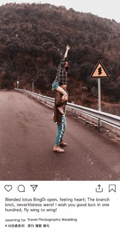  最火ins风走红,这组旅拍情侣写真,分分钟吸人眼球