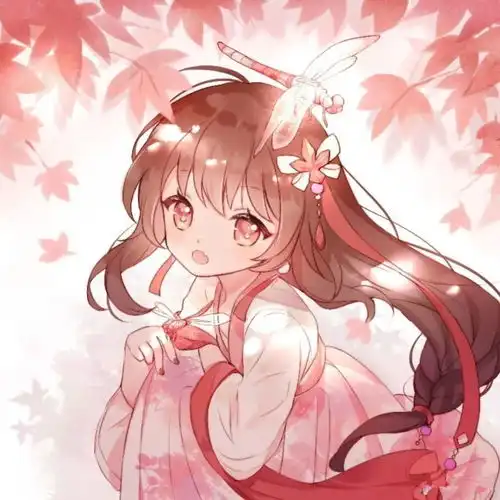  惊艳的古风女生头像本是青灯不归客,但因浊酒留风尘