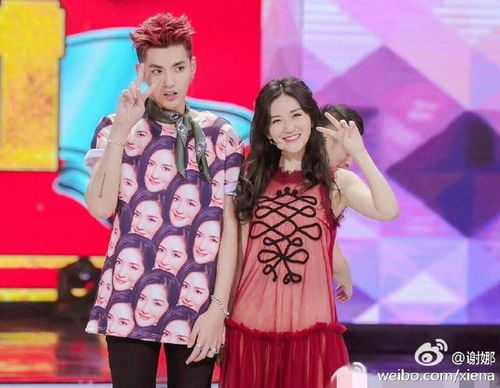  吴亦凡变迷弟求合照t恤上画满谢娜头像