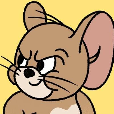  猫和老鼠情侣头像一左一右汤姆和杰瑞情侣头像一对两张分开