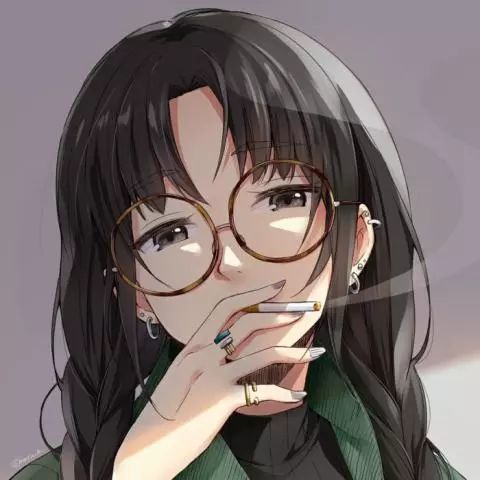  女生二次元动漫头像2019高冷霸气的女生动漫头像