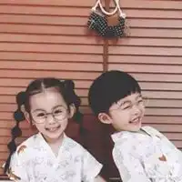  情侣头像孩子萌娃高清微信头像图片大全