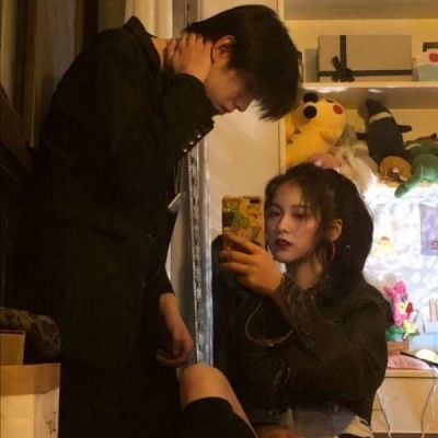  蓝色婚纱一对搭配的qq头像
