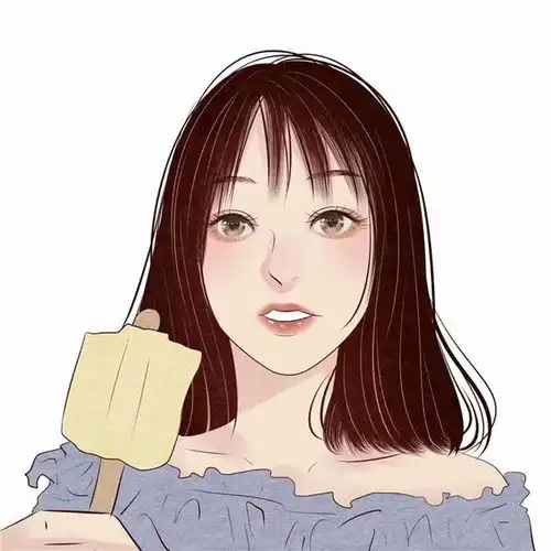简约头像手绘女
