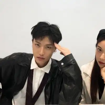  情侣头像一男一女情头真人好看下次公开是高质量的永久恋爱