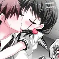  亲嘴头像可爱可爱亲嘴巴的情侣头像