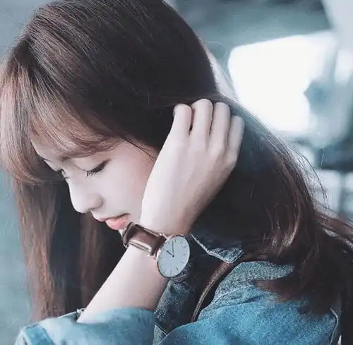 情侣头像图片真人女生毛