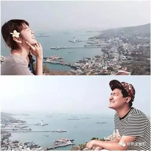  新式情侣合照,怎样才能形散,神不散