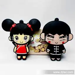 清爽卡通情侣头像喜庆