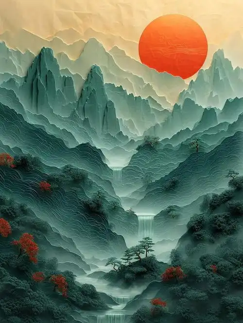 旺事业的山水画头像,好运微信头像,旺运又旺财的微信头像 旺事业的山水画头像,好运微信头像,旺运又旺财的微信头像