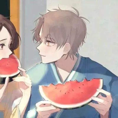  冷酷帅气情侣头像一男一女动漫卡通潮流个性好看的动漫情头一对