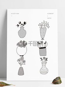  图片免费下载黑白植物素材黑白植物模板千图网