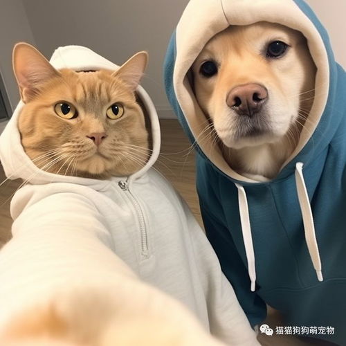  宠物界的小情侣,超级会拍照的狗狗和猫咪合影