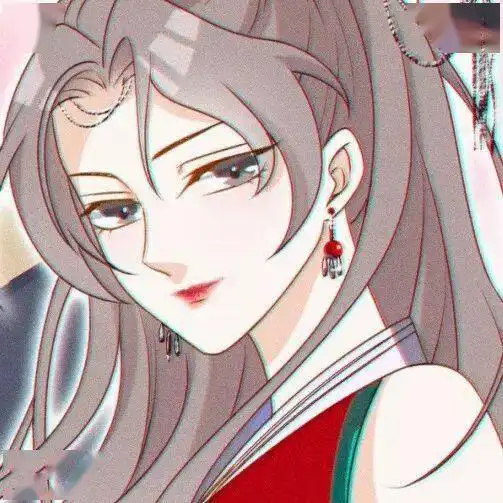  意境古风漫画女生头像芙蓉不及美人妆水殿风来珠翠香