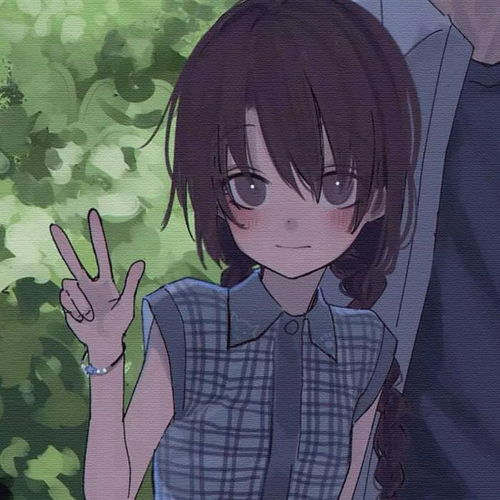 男女头像情侣动漫