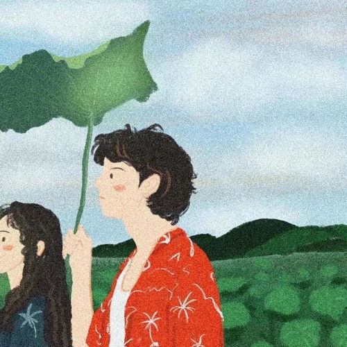 古风情侣头像暧昧张超甜