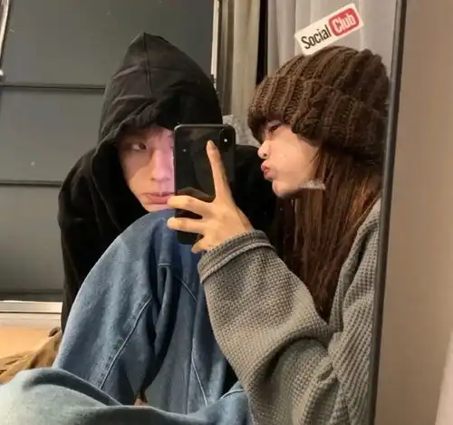 情侣头像图片真人女生香