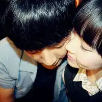  甜蜜的情侣双人头像我想拥有一份平淡的爱情