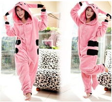  pinkpikachuunisexkigurumicostumespajamasanimalonesiesleepwearcosplay