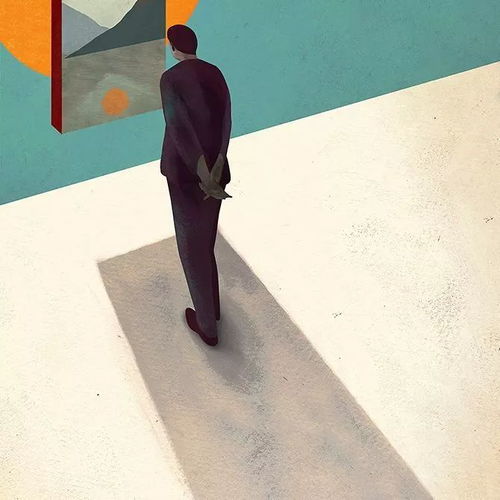  这种插画估计只有抑郁症患者才可以画出来