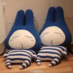  请问您知道图片上这对毛绒玩具叫什么吗从哪里可以买到呢谢谢